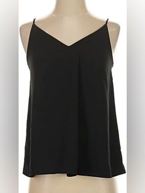 Uniqlo Black Rayon Sleeveless Tank